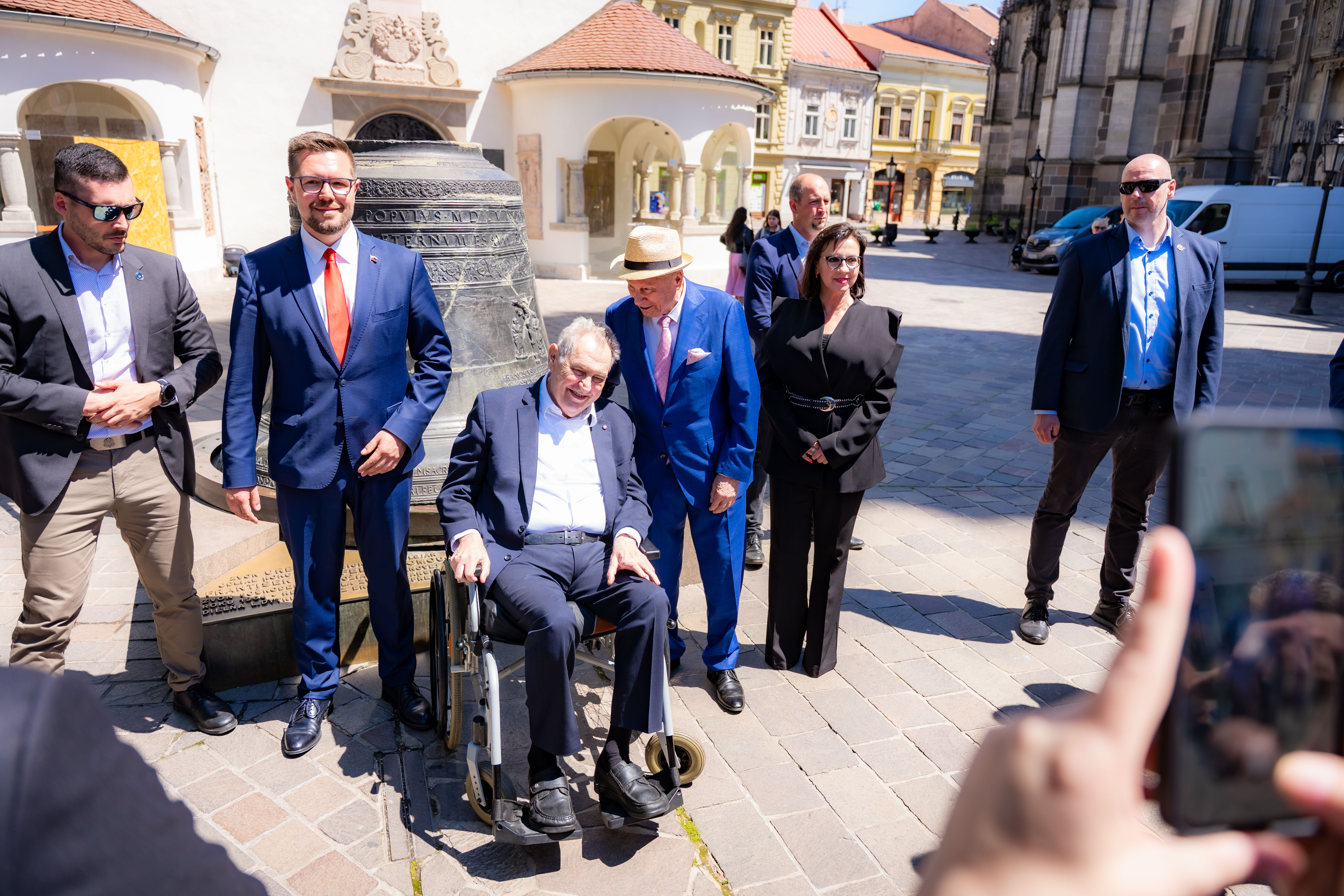 Prezident ZEMAN V Kosiciach so Schusterom -1-58